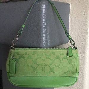 Coach Green Demi Handbag -New